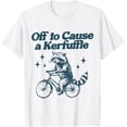 thumbnail image 1 of Funny Raccoon Tomfoolery Meme | Off to Cause a Kerfuffle Camiseta, 1 of 2