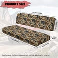 thumbnail image 7 of XYZCANDO Bear UTV Seat Covers for Kawasaki Mule 4000 2 Pack Brown Camo UTV Seats Cover Accessory Part Easy Installation Replacement Bench Seat Covers Nonslip Full Protection, 7 of 7