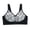 Black, variant on Admvng Womens Bras Oversized Bra Without Steel Rims Printed Underwear, Size S-5XL