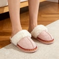 thumbnail image 3 of BERANMEY Women's Fuzzy Memory Foam Slippers Ultra Plush Warmth Memory-Foam Support & Stylish Cozy Design Non-Slip Rubber Sole Indoor & Outdoor House Slippers for Women Perfect Christmas Gift, 3 of 8