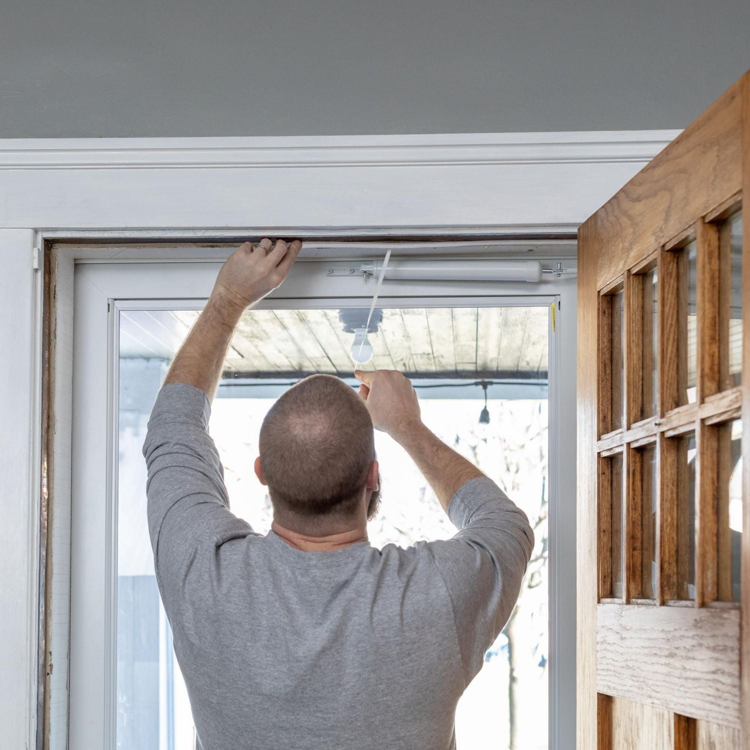 Bourrelet de calfeutrage ultra-robuste de marque Duck pour brèches de taille moyenne - Blanc 9,5 mm x 5,2 m