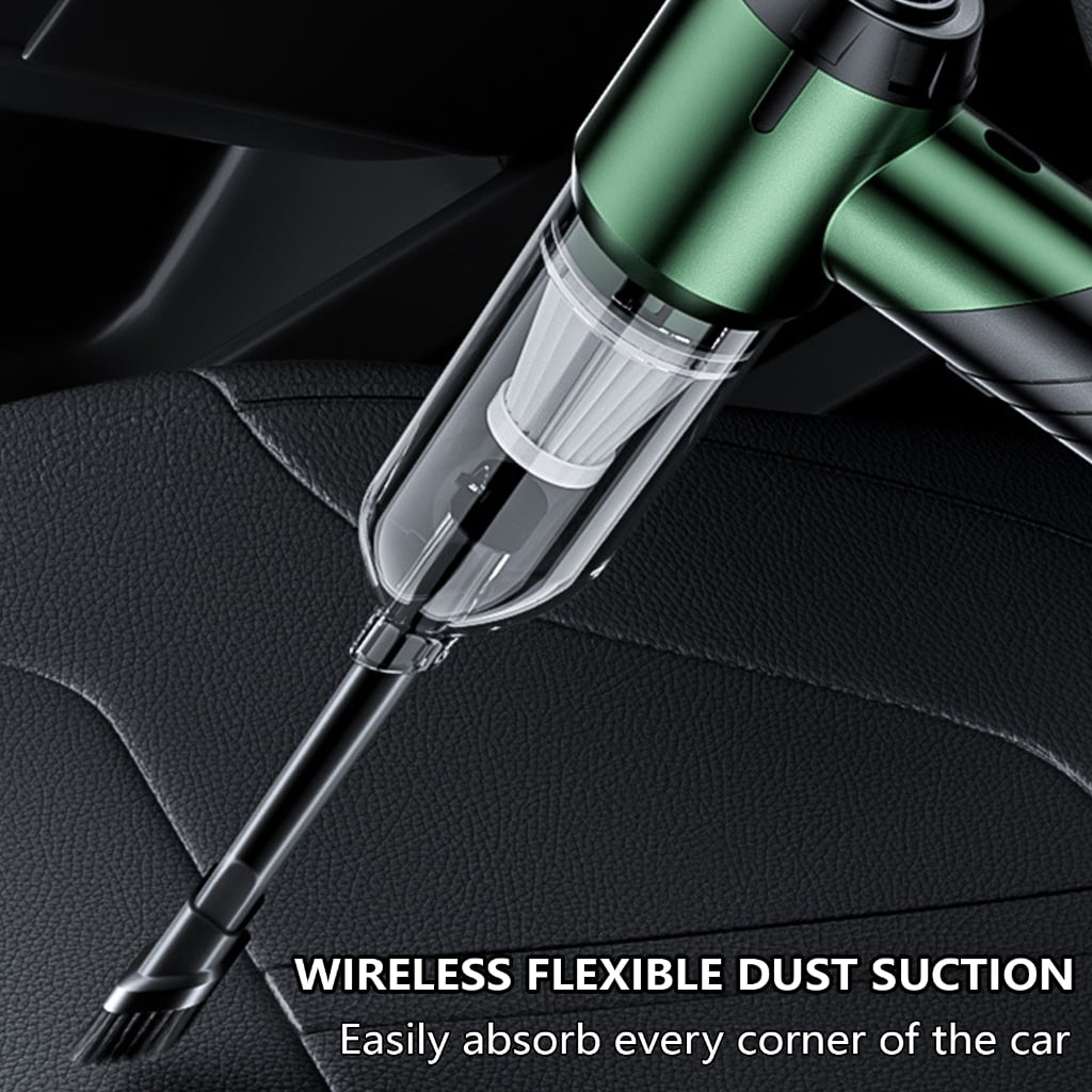 AOOOWER Portable Car Vacuum Cleaner Powerful Suction Rechargeable Fast Charging