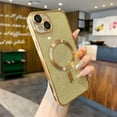 thumbnail image 5 of Magnetic Cases for iPhone 15 Case Clear Silicone Transparent Ultra Thin Slim Shockproof Protective Luxury Plating Phone Case, 5 of 10