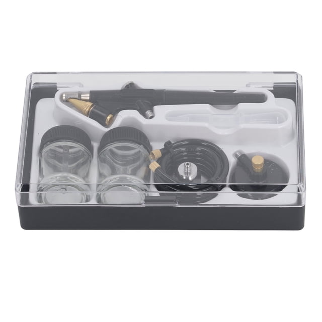 Kit De Pintura Con Aerógrafo, Diámetro De Pulverización Uniforme, 0,8 Mm, Clavos De Acción única Ajustables, Kit De Aerógrafo Inalámbrico Para Manualidades Artísticas
