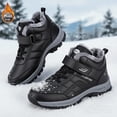 thumbnail image 4 of Ulsto Men's Winter Snow Boots, Non slip Boots, Plush lined Waterproof and Cold proof Shoes, Outdoor Warm Boots, Indoor and Outdoor Home Shoes, 4 of 8