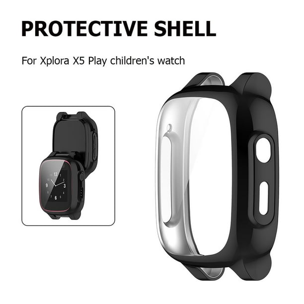Funda protectora TPU Protector de pantalla Shell Frame Anti-scratch para Xplora X5 Play
