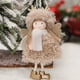 thumbnail image 5 of Bearachild Colgantes de Navidad Hermosa muñeca de lana Decoraciones para árboles de Navidad Juguetes de peluche ligeros Adornos de de Kits de decoración para fiestas Color café Bearachild HA069662-02, 5 of 6