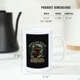 thumbnail image 5 of 15 fl oz Ceramic Mug, Blue Ridge Parkway, This Forest is Protected by Bigfoot, Contour, Dishwasher & Microwave Safe, 5 of 5
