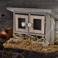 thumbnail image 2 of Casa de muñecas en miniatura, gallinero, gallinero de madera Retro en miniatura para niños, decoración de jardín de hadas con micropaisaje, 2 of 5