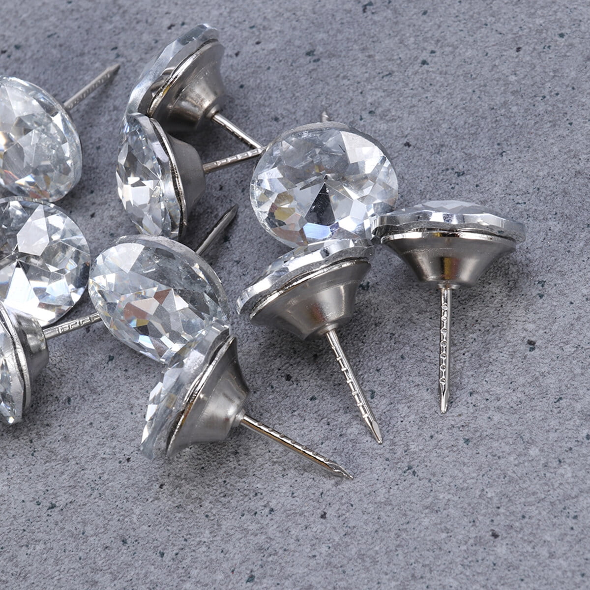 Furniture Rhinestones Nail Sheer Button up Sewing Buttons Sofa Decoration Crystal for Headboard 1inch 30 Pcs