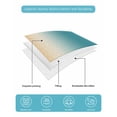 thumbnail image 4 of Twin Quilt Bedding Set, Burnt Orange Blue Ombre Reversible Summer Quilt 3 Pieces, Modern Art Aesthetics Abstract Lightweight Bedspreads Coverlets with 2 Pillow Shams for All Seasons, 4 of 5