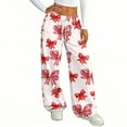 thumbnail image 6 of Hearthz Woman Pajama Pants Drawstring Wide Leg Valentine's Day Bowknot Lounging Pants for Women Baggy Soft Comfy Lightweight Sleep Pants for Women Soft, 6 of 7