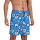 thumbnail image 2 of Balery Gnomes in USA Pantalones cortos de pijama de punto de algodón para hombre con cinturilla y bolsillos-3X-Large, 2 of 6