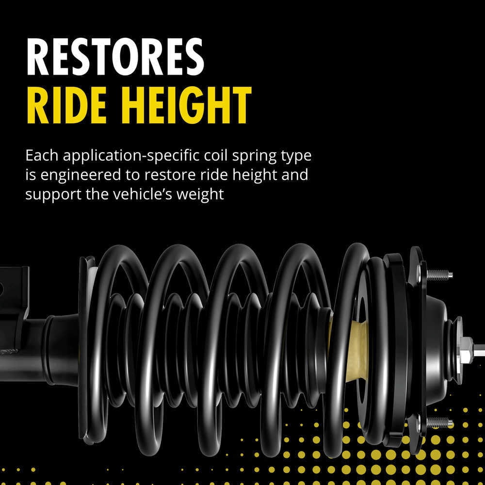 Monroe Shocks & Struts 173197 Quick-Strut Front Left Suspension Strut and Coil Spring Assembly
