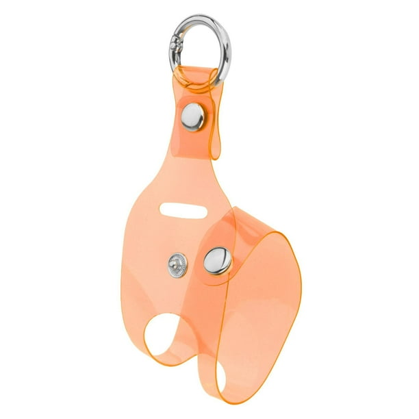 Bolsa organizadora para cinturón de pelotas de golf, transparente, ligera, de PVC, para la cintura Naranja