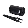 thumbnail image 1 of Bolsa enrollable para manillar de bicicleta con correa para el hombro, resistente a la lluvia y con pantalla táctil. Negro, 1 of 9