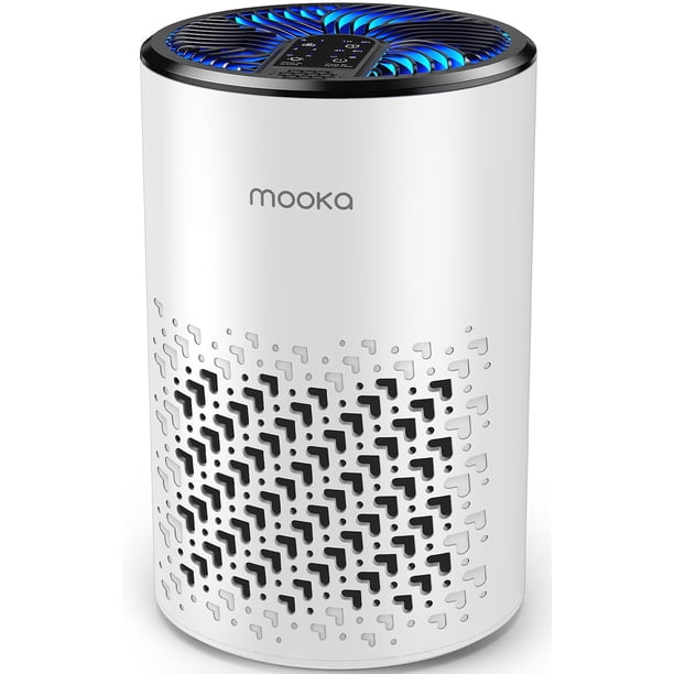 Purificador de aire MOOKA KJ067L HEPA para dormitorio, hogar y mascotas, blanco