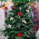thumbnail image 4 of 200CM Christmas Tinsel Garland Green Cane Xmas Tree Bow Ribbons Hanging Ornaments Home Party Wedding DIY Craft Decoration Supply, 4 of 5