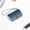 Blue 1, variant on 32 sheets Mini Leather Notebook Pocket Notepad Key Chain Portable Travel Sketchbook Ultra-small Handbook Loose-leaf Notepad