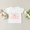 thumbnail image 4 of naisibaby Baby Girls Summer Casual Outfits, Printed Short Sleeve Flared Pants Cotton Suit White 18-24Months, 4 of 8