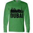 thumbnail image 3 of Inktastic Dubai City Skyline with Grunge Long Sleeve T-Shirt, 3 of 5