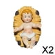 thumbnail image 1 of Estatua del Niño Jesús Baoblaze Colección de Natividad 2 piezas, 1 of 8