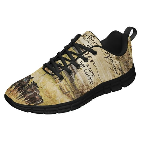 

And So Together We Built A Life We Loved Running Shoes Sneakers Mesh Black Size 7.5