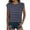 Blue/Striped/#4, variant on WTXUE T-Shirts Sleeveless, Crew Neck Shirts for Women's Summer Loose Striped T Shirt Striped Casual Tops for Women