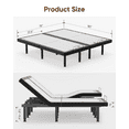 Furgle Split King Size Adjustable Bed Base Frame for Stress Management