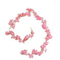 thumbnail image 2 of Clearance! Liulin 1Pcs Artificial Cherry Blossom Flower Vines, Artificial Cherry Garland Decoration Hanging Flowers, Outdoors Hanging Silk Flowers Vines for Home Wedding Wall Garden Decor, 70.9 Inch, 2 of 8