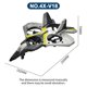 thumbnail image 5 of Avión RC YRounee V17 con 2 baterías LED y acrobacias 360°, 5 of 7