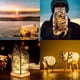 thumbnail image 5 of Guirnalda de luces LED, 30 ledes de 10 pies/3M, guirnalda de luces de luciérnaga para jardín, hogar, fiesta, boda, festival, decoraciones, manualidades, blanco cálido, 5 of 5
