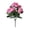 Pink, variant on HKUKY Artificial Geranium Flower Single Stem Realistic Silk Crabapple for Outdoor Garden Home Decor, Purple Pink