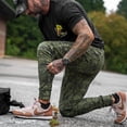 thumbnail image 4 of Combat Iron Men's Dynamic Full Length Performance Joggers 2.0 S / Stealth Green Camo, 4 of 10