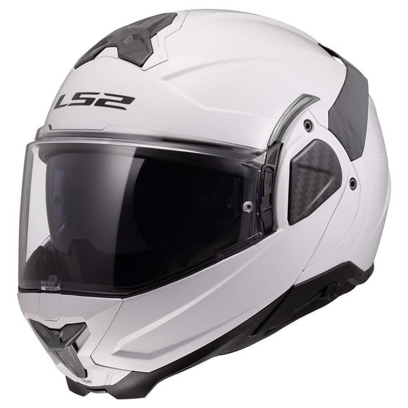 Casco LS2 Advant II modular de carbono blanco talla grande