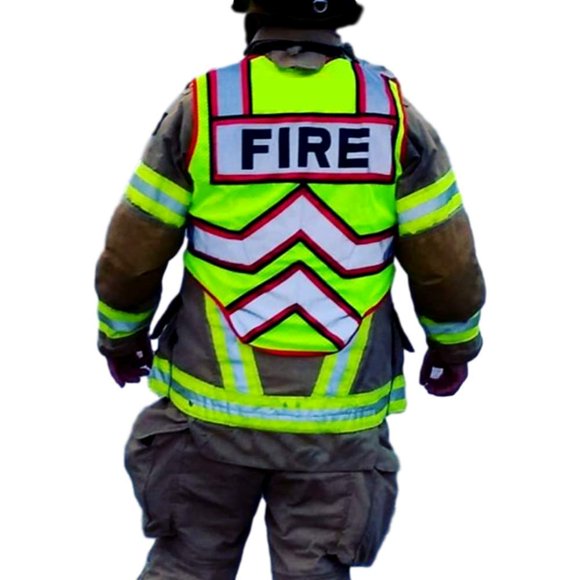 FIRE NINJA - Gilet de Sécurité Ultraléger / Classe 2 Réfléchissant - Haute Visibilité - Double Fermeture Éclair Détachable (as1, alpha, 3x_l, Régulier, Régulier, Rouge/jaune)