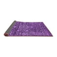 thumbnail image 2 of Ahgly Company Indoor Square Oriental Purple Industrial Area Rugs, 7' Square, 2 of 4