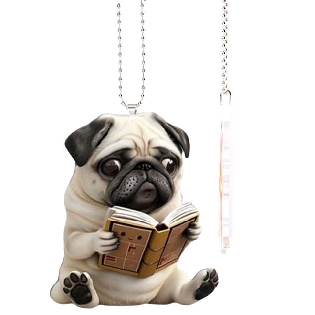 Diffuseur Désodorisant Mignon pour Chien, Évent de Sortie, Parfum, Intérieur de Voiture, Pinces de Diffuseur Ou Ventilation Q3E1, Décoration à Pince 2D