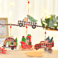 thumbnail image 5 of Adornos de coche de árbol de Navidad, camión de dibujos animados y colgantes con forma de coche para decoraciones de árbol de Navidad para el hogar Ormromra CPB-CJZ143-2, 5 of 5