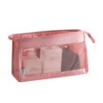 thumbnail image 1 of Bolsa de lavado de maquillaje de viaje de gran capacidad y tela de malla portátil y multifuncional, 1 of 6
