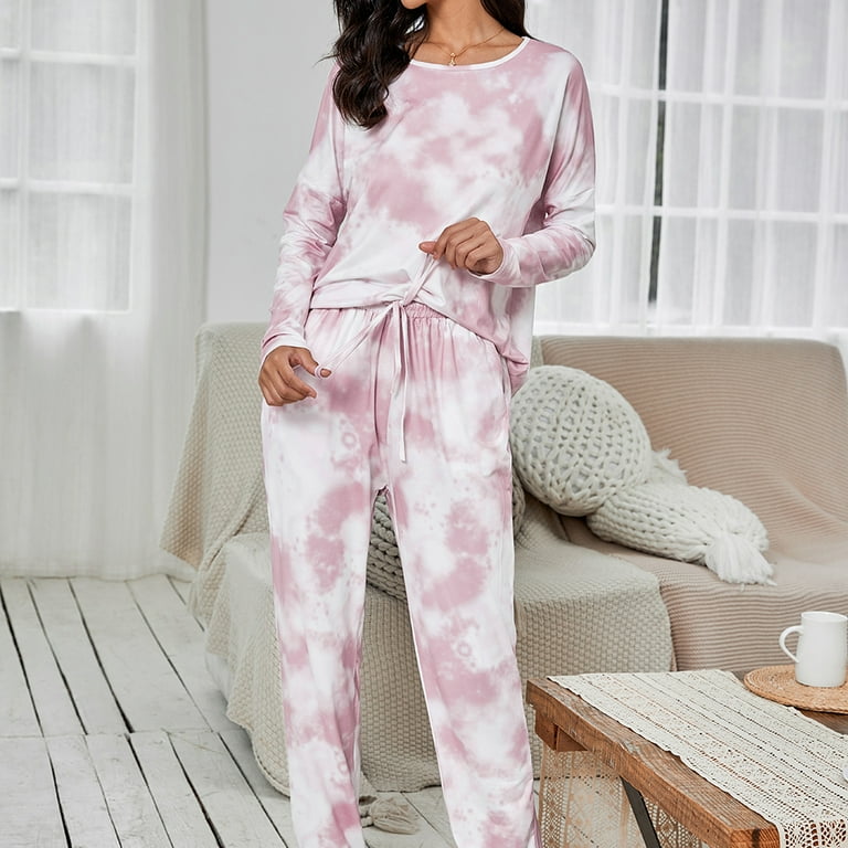 Pink tie dye pajamas cheap