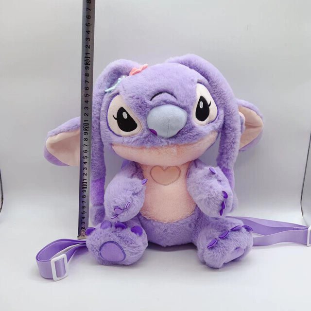 Mochila Kawaii Sanrios de felpa con dibujos animados para niños, morral de hombro de Anime, Melody Kuromi Cinnamoroll, juguete de peluche, regalo para muñecas
