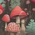 thumbnail image 4 of FREEAMG Colorful Mushrooms Shower Curtain Waterproof Washable Bathroom Shower Curtain Polyester Cloth Fabric Bathroom Decor Set with 12 Hooks, 60 x 72 inches, 4 of 6