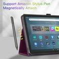 thumbnail image 6 of Fintie Folio Case for Amazon Fire Max 11 Tablet (13th Generation, 2023 Release) - Premium Vegan Leather Thin Folding Stand Cover with Auto Sleep/Wake, Purple, 6 of 9