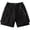 Z-Black94, variant on CAIVO Men's Cargo Shorts Summer Fathers Day Vintage Ice Silk Pure Color Comfortable Loose Elastic Waist Knee Length Casual Bottoms With Pockets