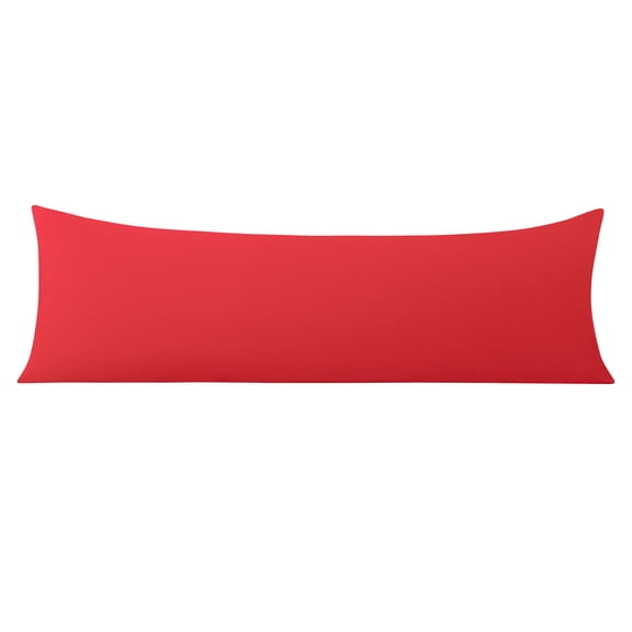 Flxxie Soft Microfiber, 1 Pack 20x54 inches Body Pillowcase, Red