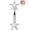 Steel 8mm, variant on CZ Rook Earring Double-Ended Star Eyebrow Ring 316L Stainless Steel Rook Piercing Bar 16G Lobe Jewellery Curved Barbell 6mm