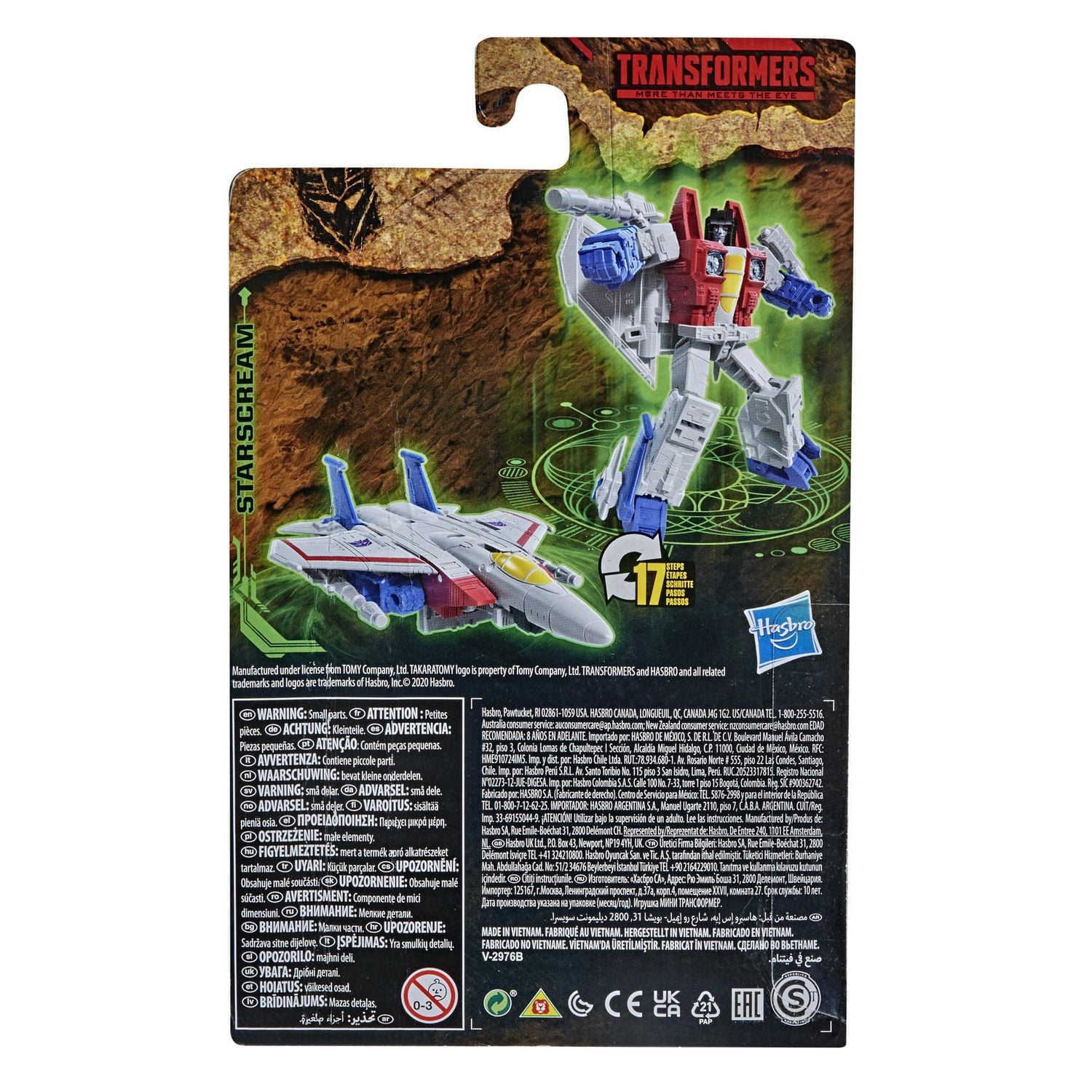 Transformers Generations War for Cybertron: Kingdom, WFC-K12 Starscream classe Origine