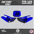 thumbnail image 3 of Kalair GFX Graphics Kit for Yamaha TTR125 (2000-2007) Factory Series, 3 of 5