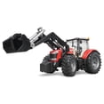 thumbnail image 2 of Tractor de juguete Bruder Massey Ferguson 7600 con cargador frontal, 2 of 4